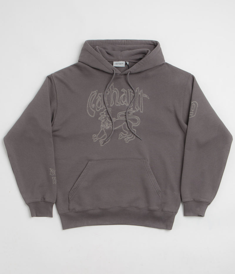 Carhartt Hackwork Hoodie in Porphyry and Fleur de Sel