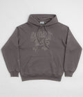 Carhartt Hackwork Hoodie in Porphyry and Fleur de Sel