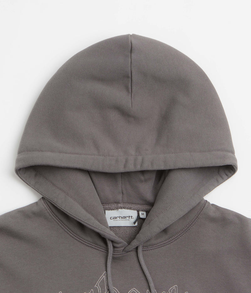 Carhartt Hackwork Hoodie in Porphyry and Fleur de Sel