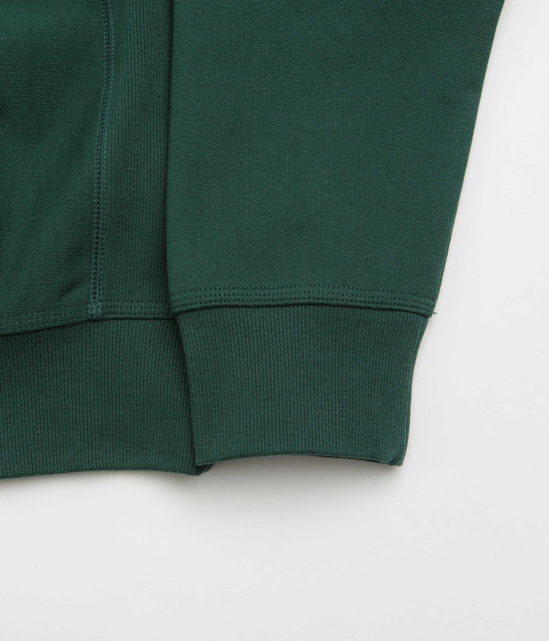 Carhartt Half Zip American Script Sweatshirt in Dark Fir