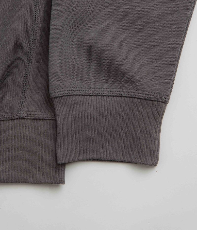 Carhartt Half Zip American Script Sweatshirt in Porphyry