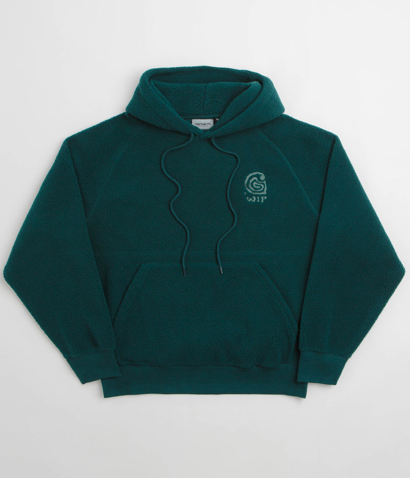 Carhartt Helix Hoodie in Deep Lagoon and Silver Pine