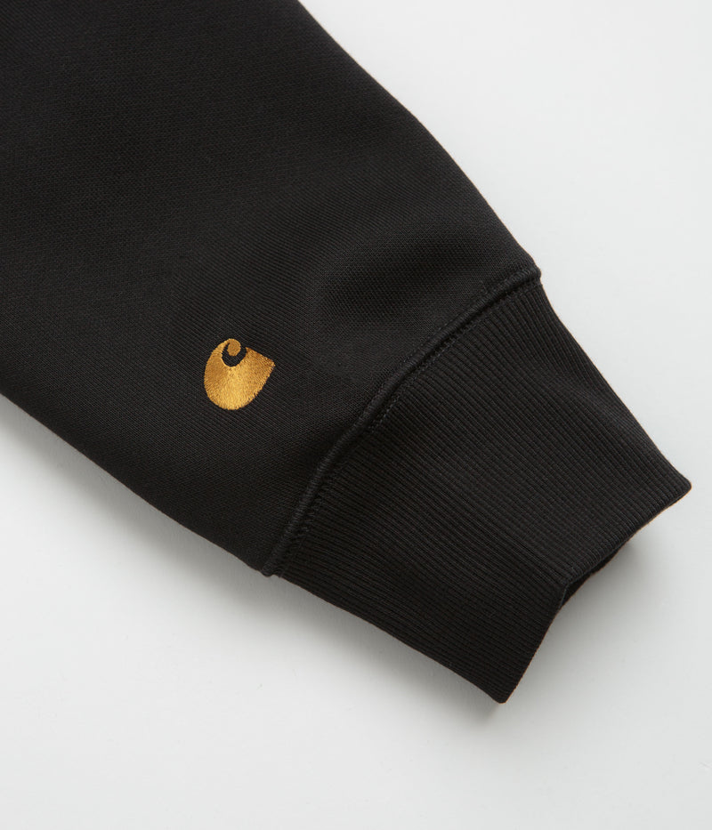 Carhartt Hooded Chase Jacket in Black and Gold