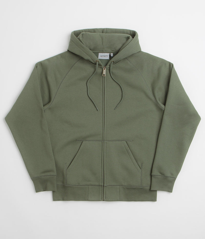 Carhartt Hooded Chase Jacket in Leaf and Gold