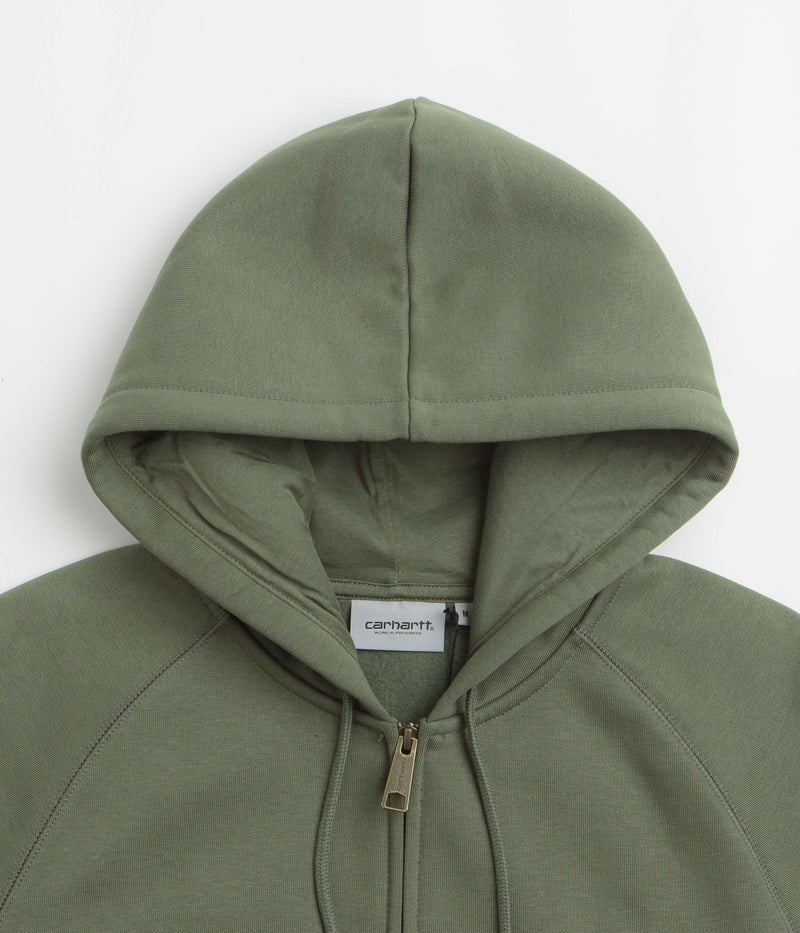 Carhartt Hooded Chase Jacket in Leaf and Gold