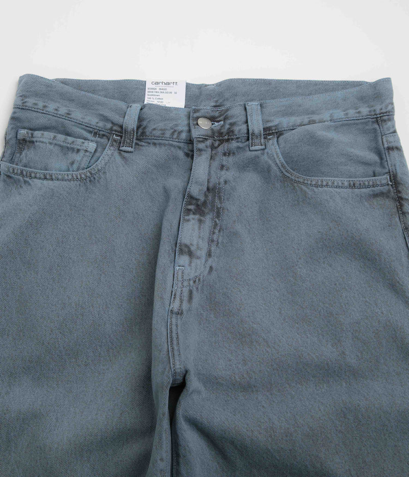 Carhartt Landon Pants in Black and Blue Fog