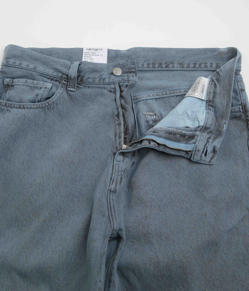 Carhartt Landon Pants in Black and Blue Fog