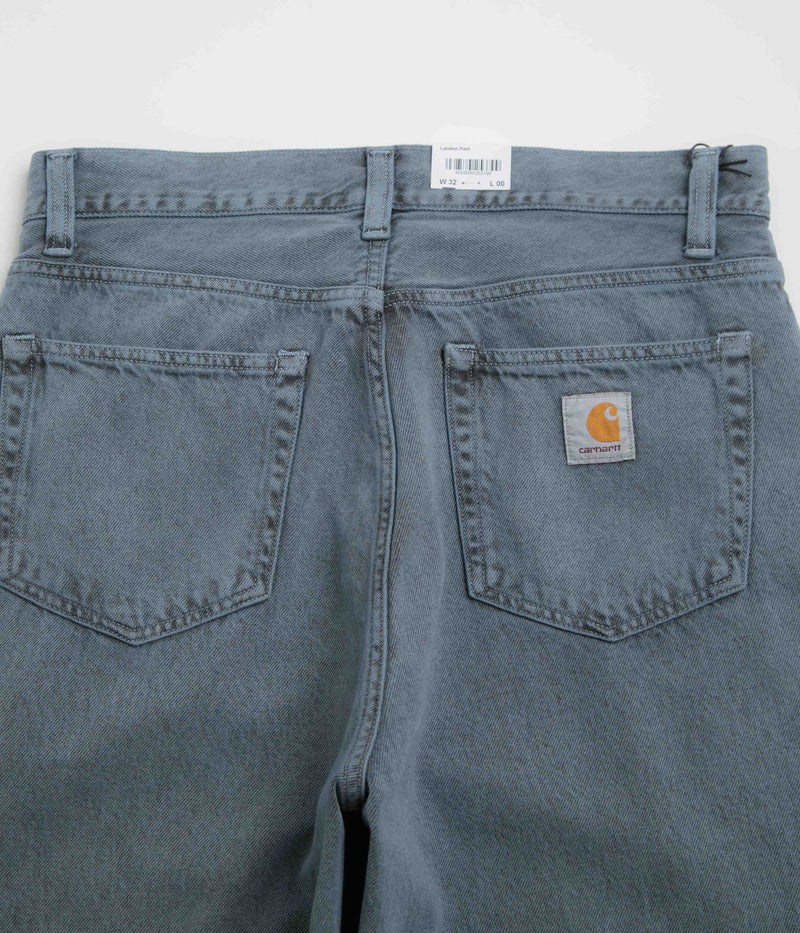 Carhartt Landon Pants in Black and Blue Fog