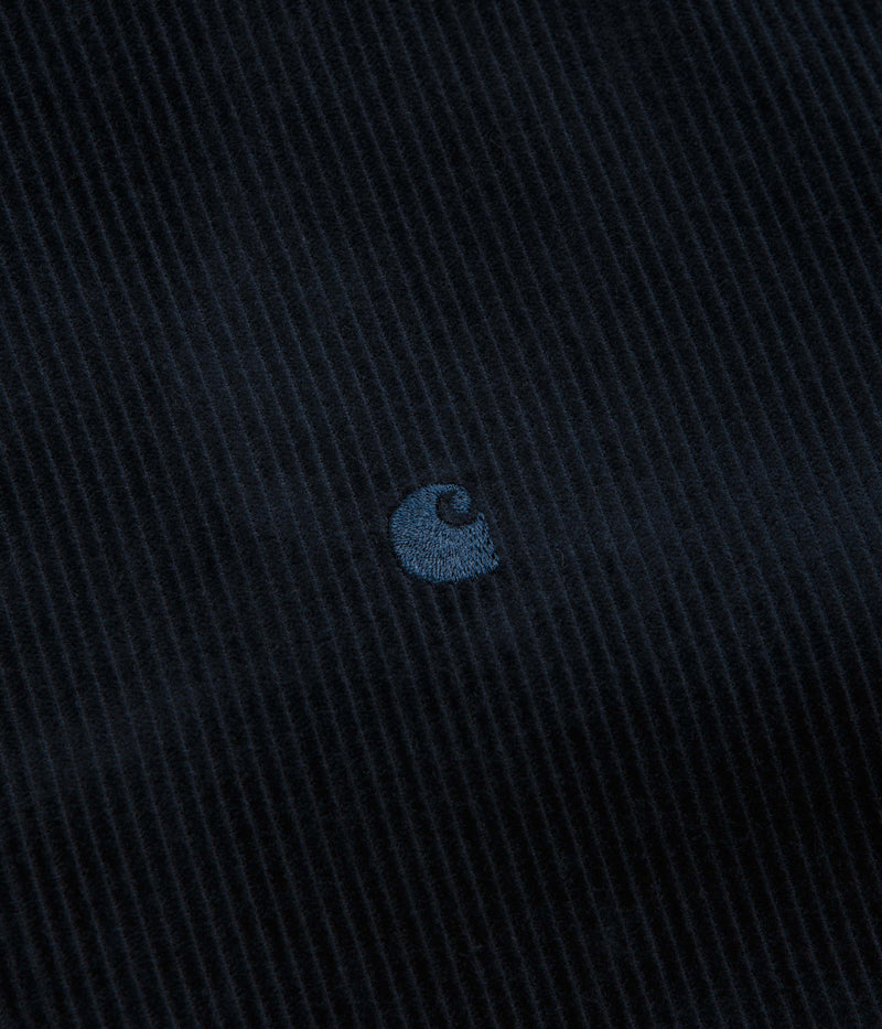 Carhartt Madison Cord Shirt in Dark Navy and Dark Navy