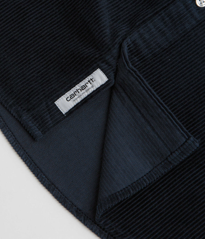Carhartt Madison Cord Shirt in Dark Navy and Dark Navy