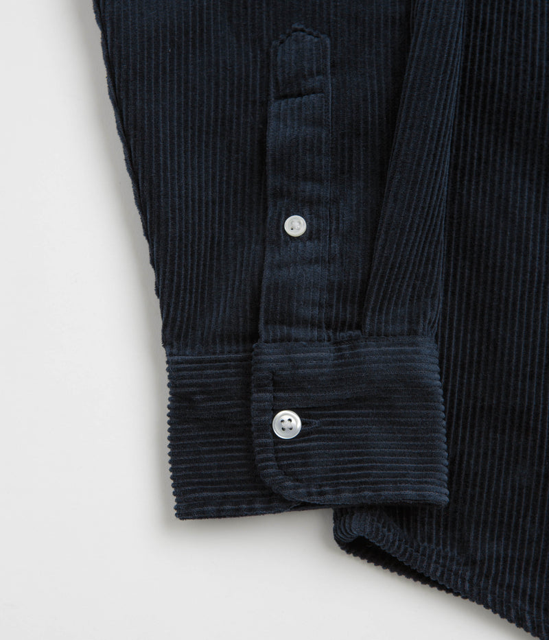 Carhartt Madison Cord Shirt in Dark Navy and Dark Navy