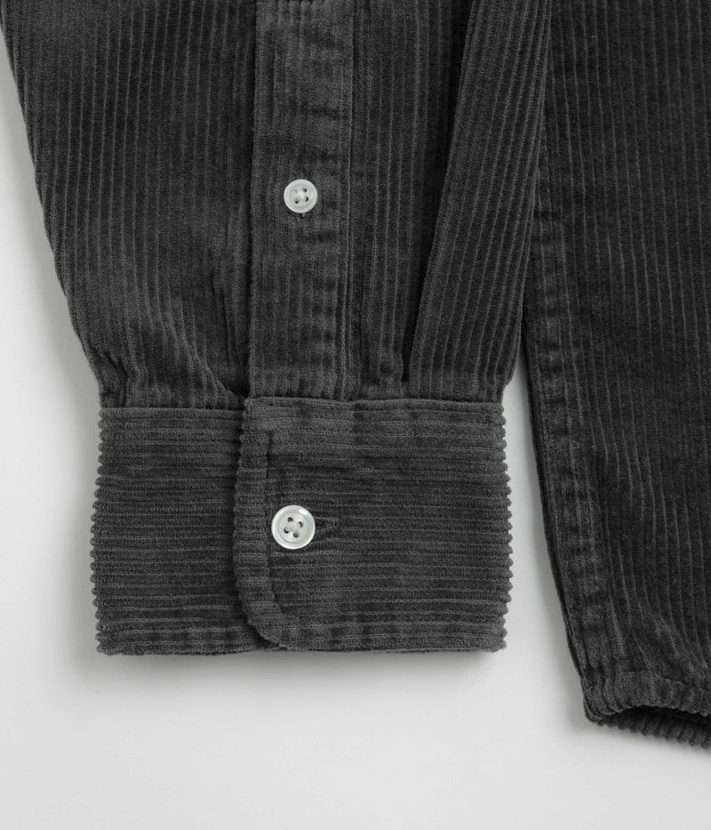 Carhartt Madison Cord Shirt in Graphite and Graphite