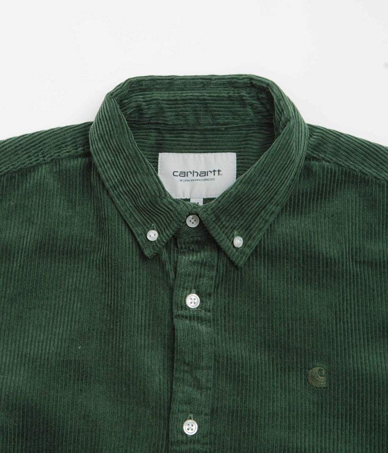 Carhartt Madison Cord Shirt in Sycamore Tree and Sycamore Tree