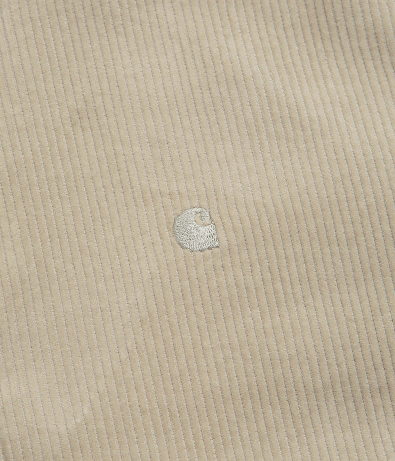 Carhartt Madison Cord Shirt in Wall and Wall