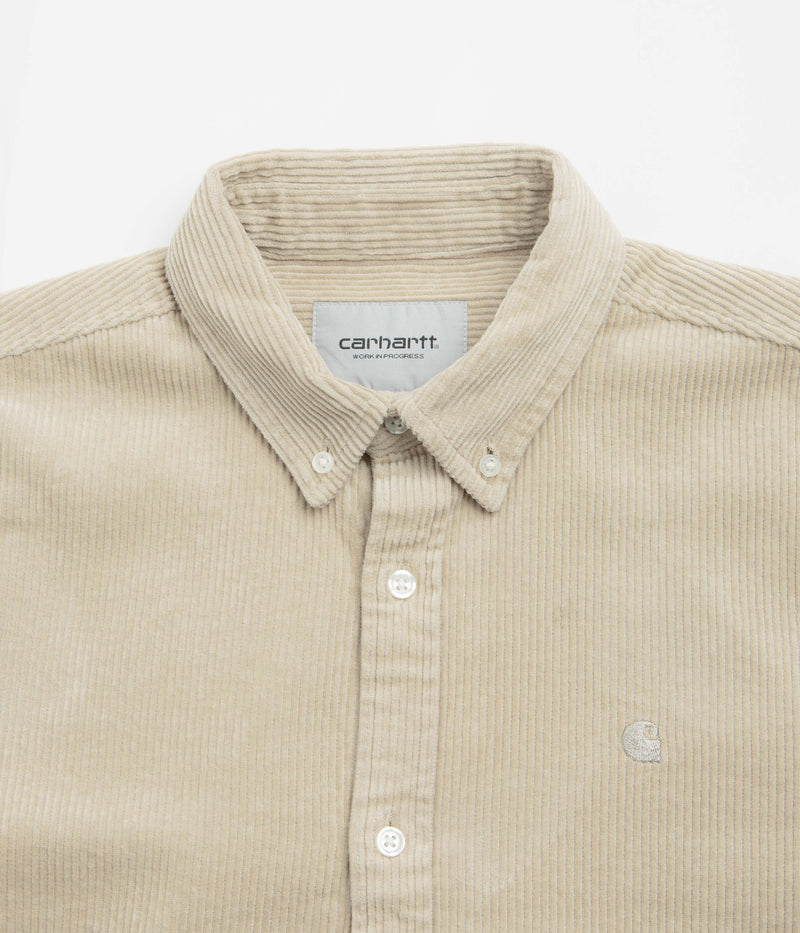 Carhartt Madison Cord Shirt in Wall and Wall