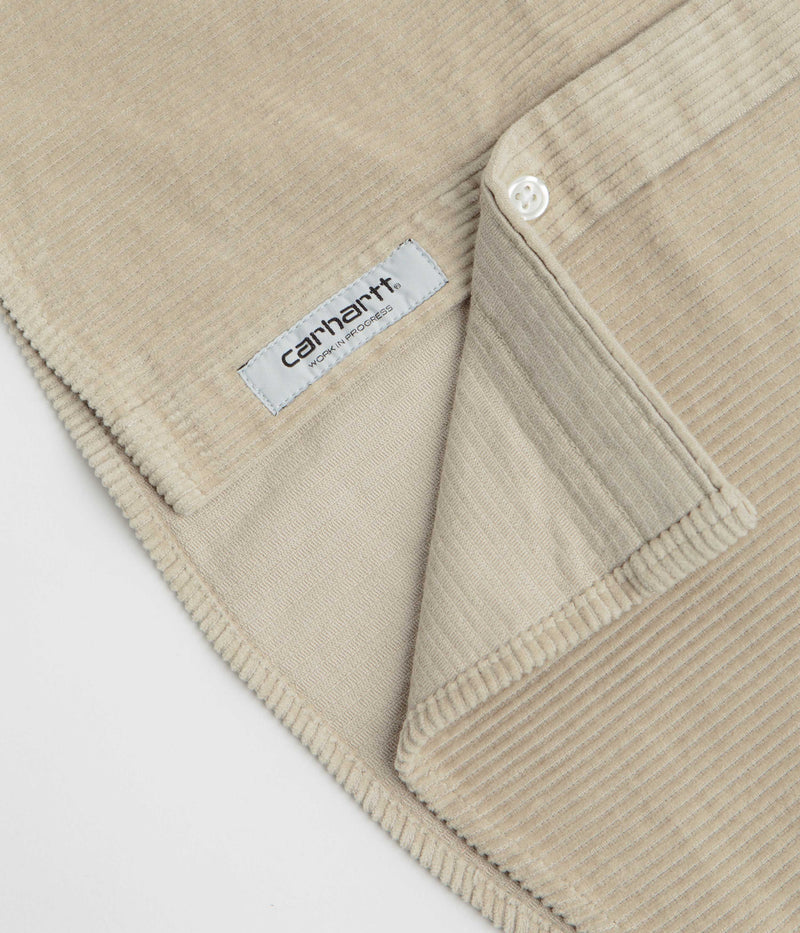Carhartt Madison Cord Shirt in Wall and Wall