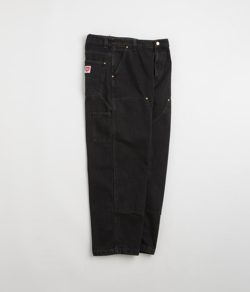 Carhartt Nash Double Knee Pants in Black Stone Washed