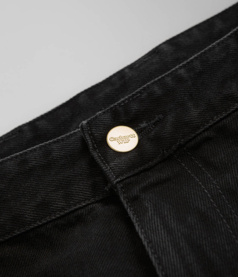 Carhartt Nash Double Knee Pants in Black Stone Washed