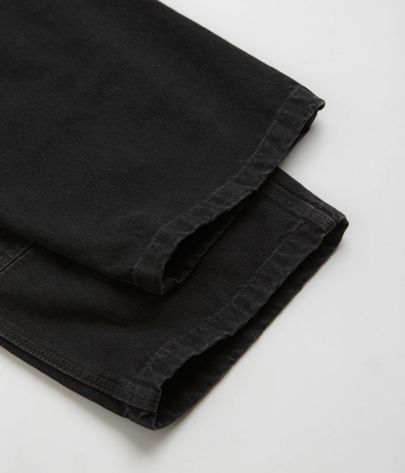 Carhartt Nash Double Knee Pants in Black Stone Washed