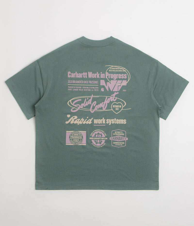 Carhartt Networks T-Shirt in Silver Pine
