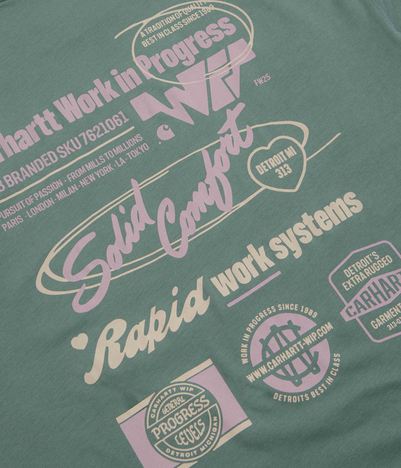Carhartt Networks T-Shirt in Silver Pine