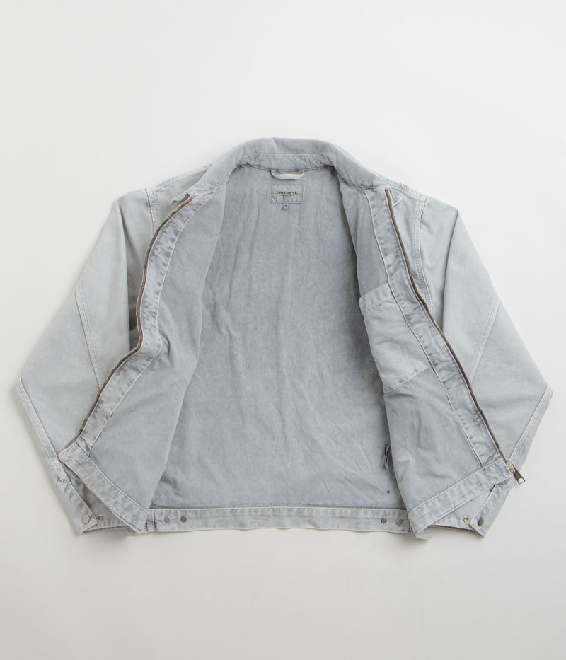 Carhartt OG Detroit Jacket in Black and Black Chalk Wash