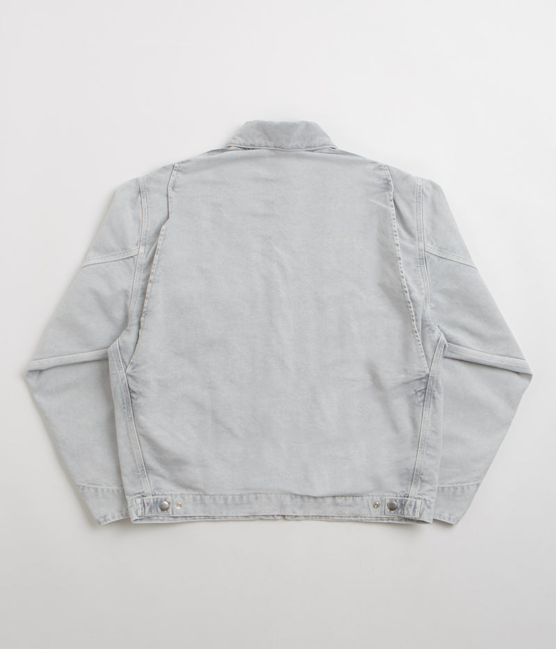 Carhartt OG Detroit Jacket in Black and Black Chalk Wash