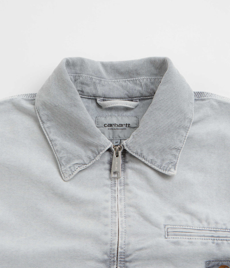 Carhartt OG Detroit Jacket in Black and Black Chalk Wash