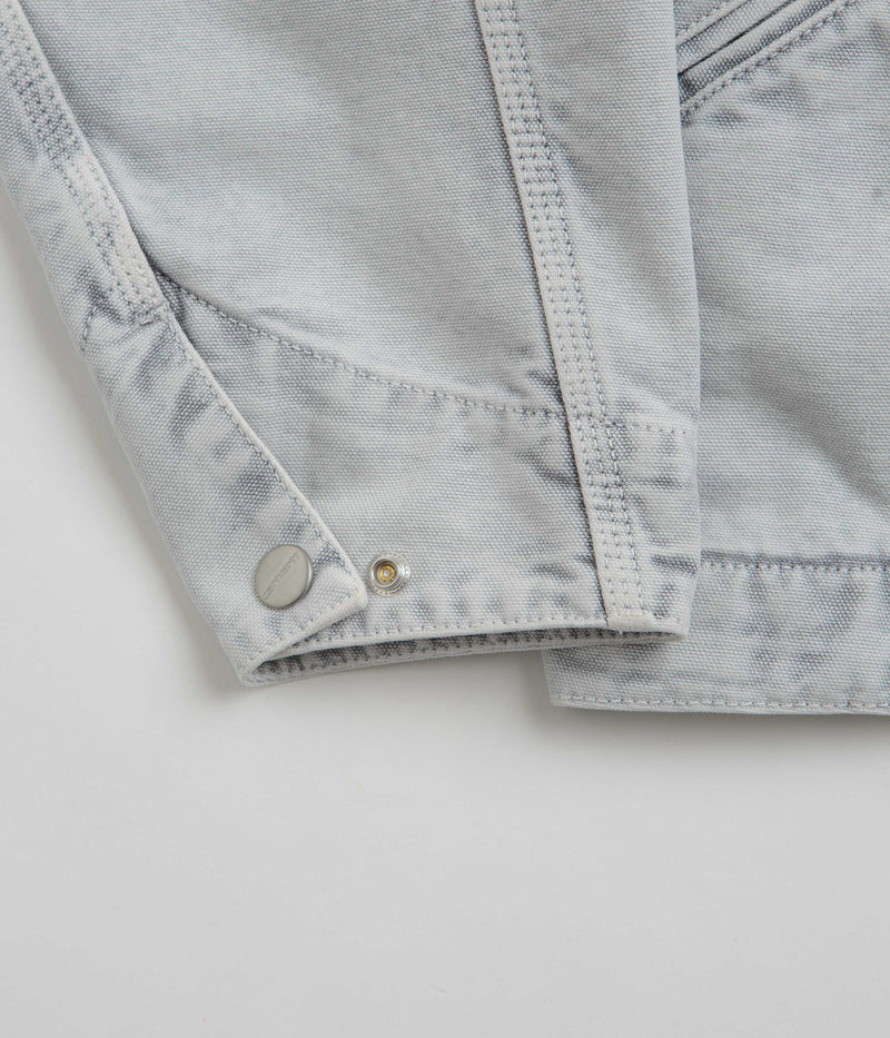 Carhartt OG Detroit Jacket in Black and Black Chalk Wash