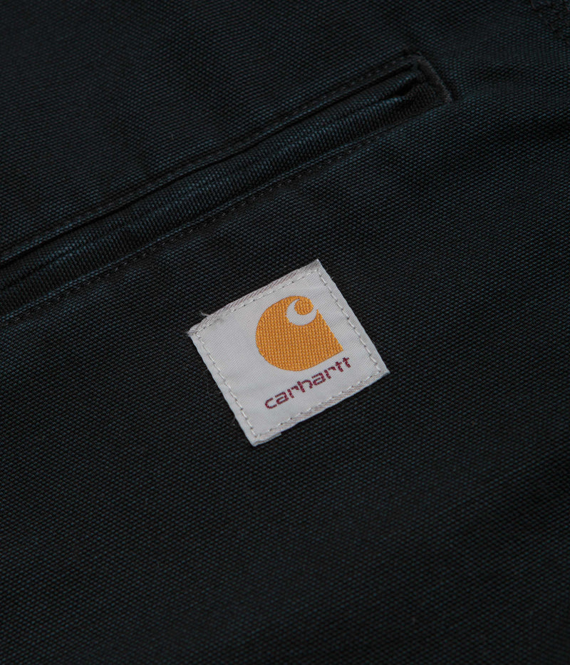 Carhartt OG Detroit Jacket in Black and Black Stone Canvas