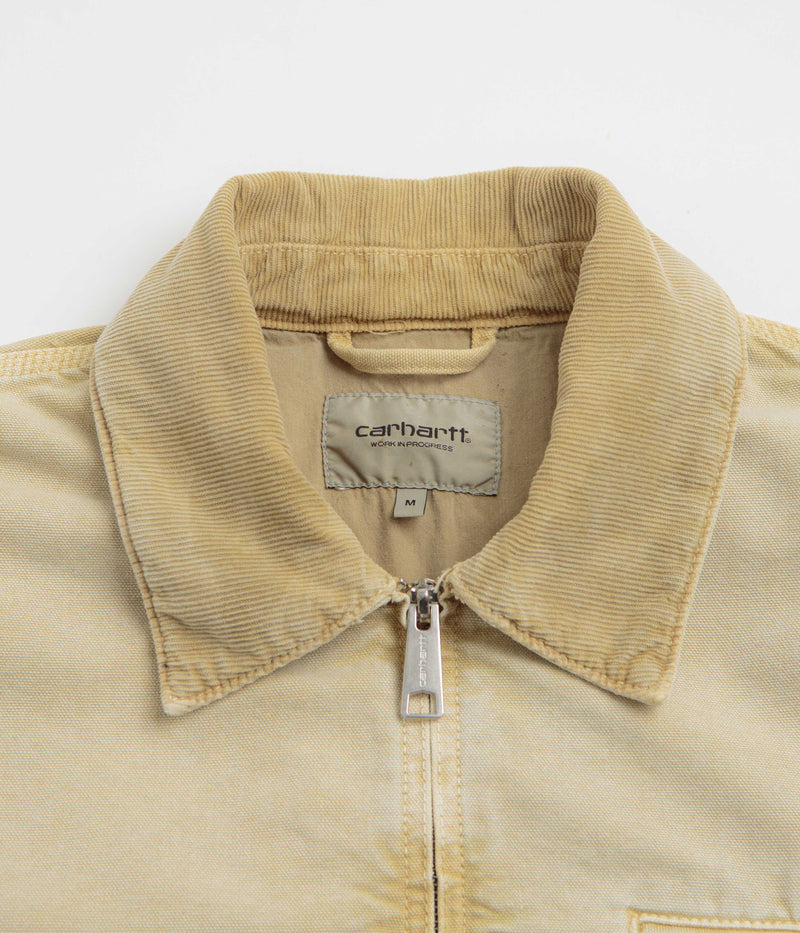 Carhartt OG Detroit Jacket in Dusty Hamilton Brown and Dusty Hamilton Brown Chalk Wash