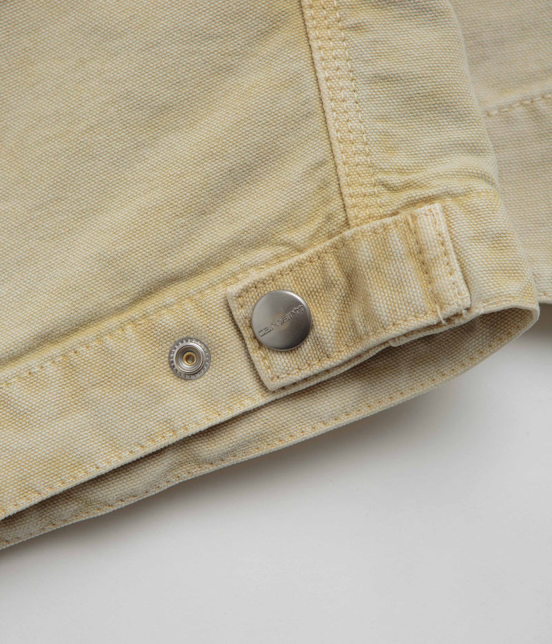 Carhartt OG Detroit Jacket in Dusty Hamilton Brown and Dusty Hamilton Brown Chalk Wash
