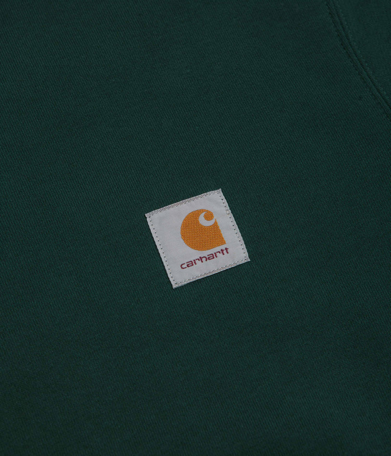 Carhartt Polo Sweatshirt in Dark Fir