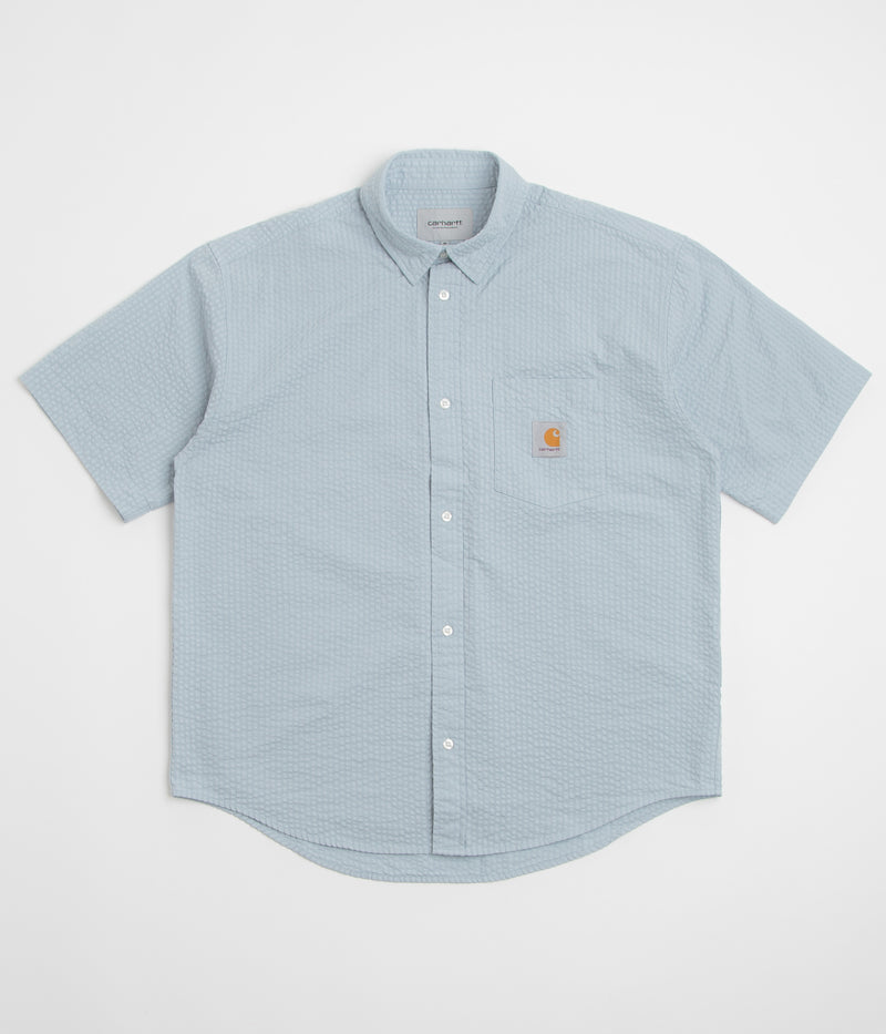 Carhartt Toland Shirt in Toland Stripe and Blue Fog
