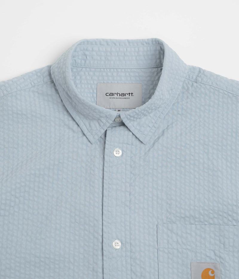 Carhartt Toland Shirt in Toland Stripe and Blue Fog