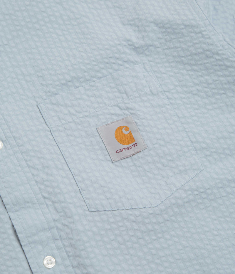 Carhartt Toland Shirt in Toland Stripe and Blue Fog