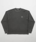 Carhartt Vista Waffle Long Sleeve T-Shirt in Black