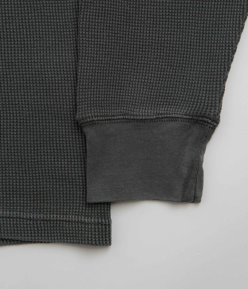 Carhartt Vista Waffle Long Sleeve T-Shirt in Black