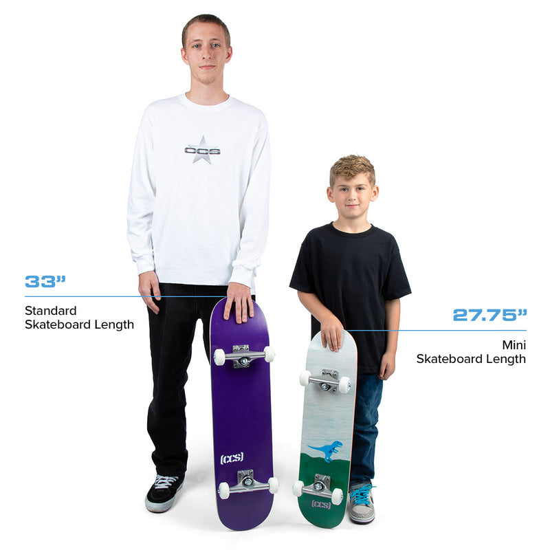 CCS Logo Mini Skateboard Complete - Blue