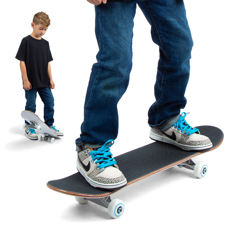 CCS Logo Mini Skateboard Complete - White