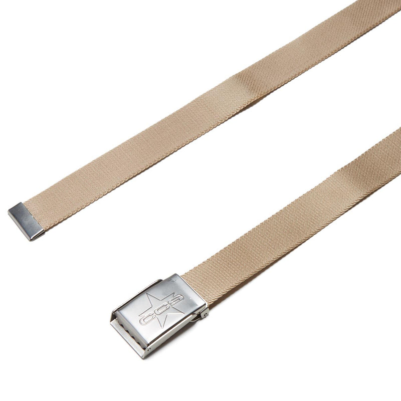 CCS Silver 97 Star Web Belt - Tan