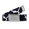 CCS Silver Kickflip Bucke Belt - Cow