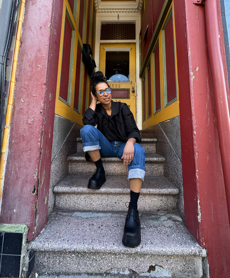 Charlie in Moto Black