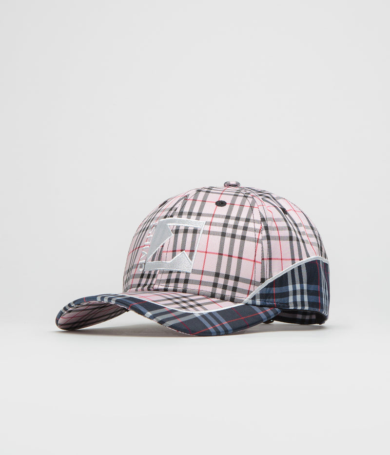 Civilist Checks Low Pro Cap in Pink and Blue