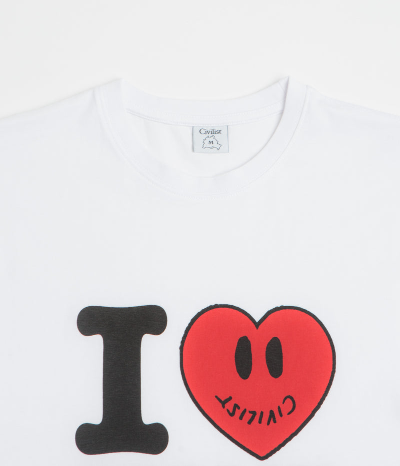 Civilist Ilove T-Shirt in White