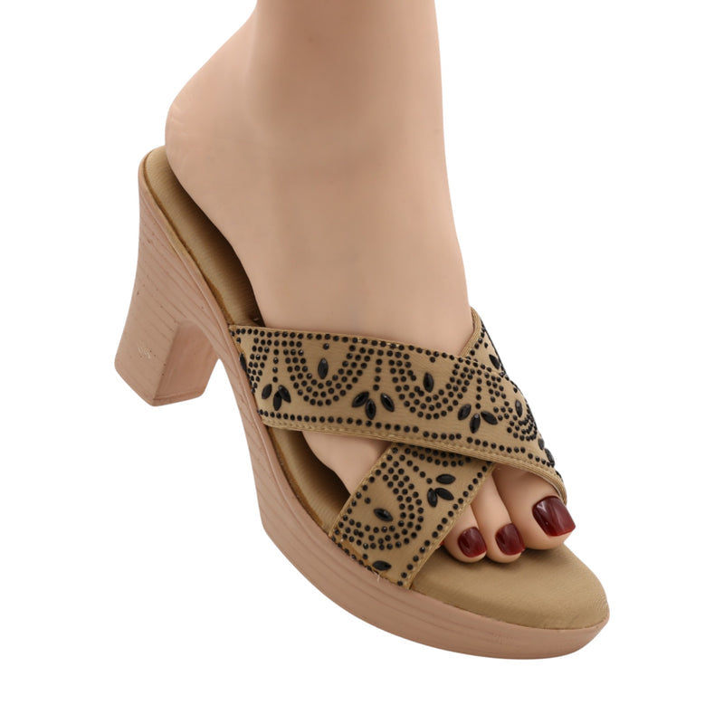 Clearance SALE  M0615 bock heel-R36-1