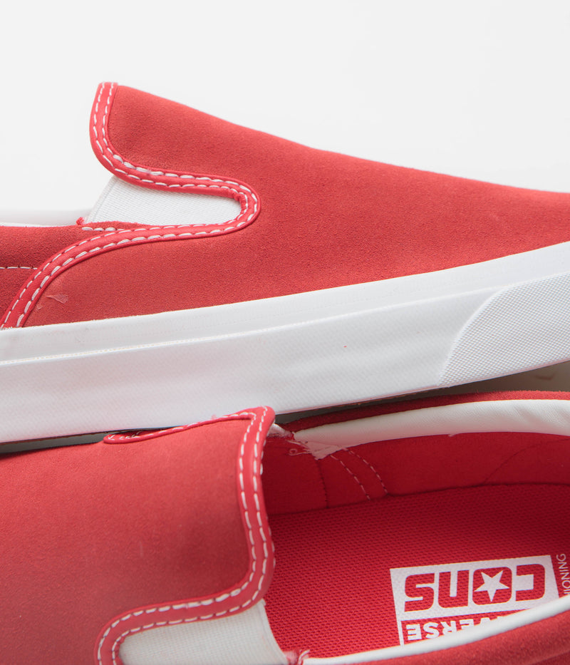 Converse Cons One Star CC Slip Pro Shoes in Red and White / Gum
