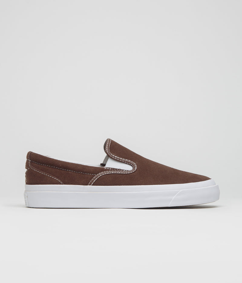 Converse Cons One Star CC Slip Pro Shoes in Totally Fudged and White / Gum