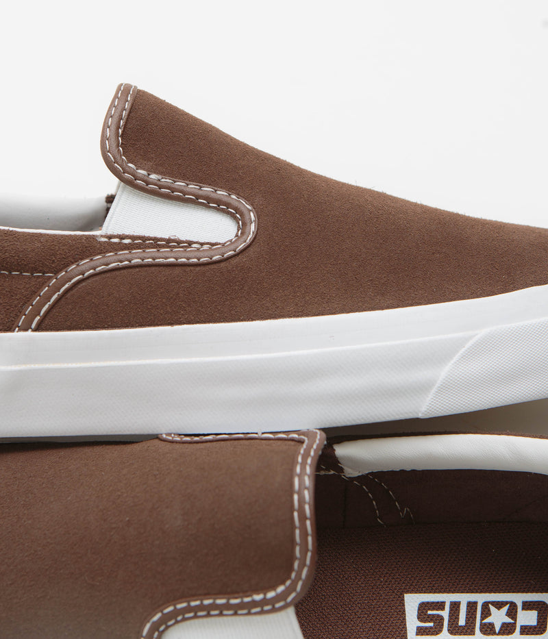 Converse Cons One Star CC Slip Pro Shoes in Totally Fudged and White / Gum