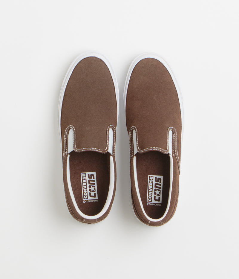 Converse Cons One Star CC Slip Pro Shoes in Totally Fudged and White / Gum